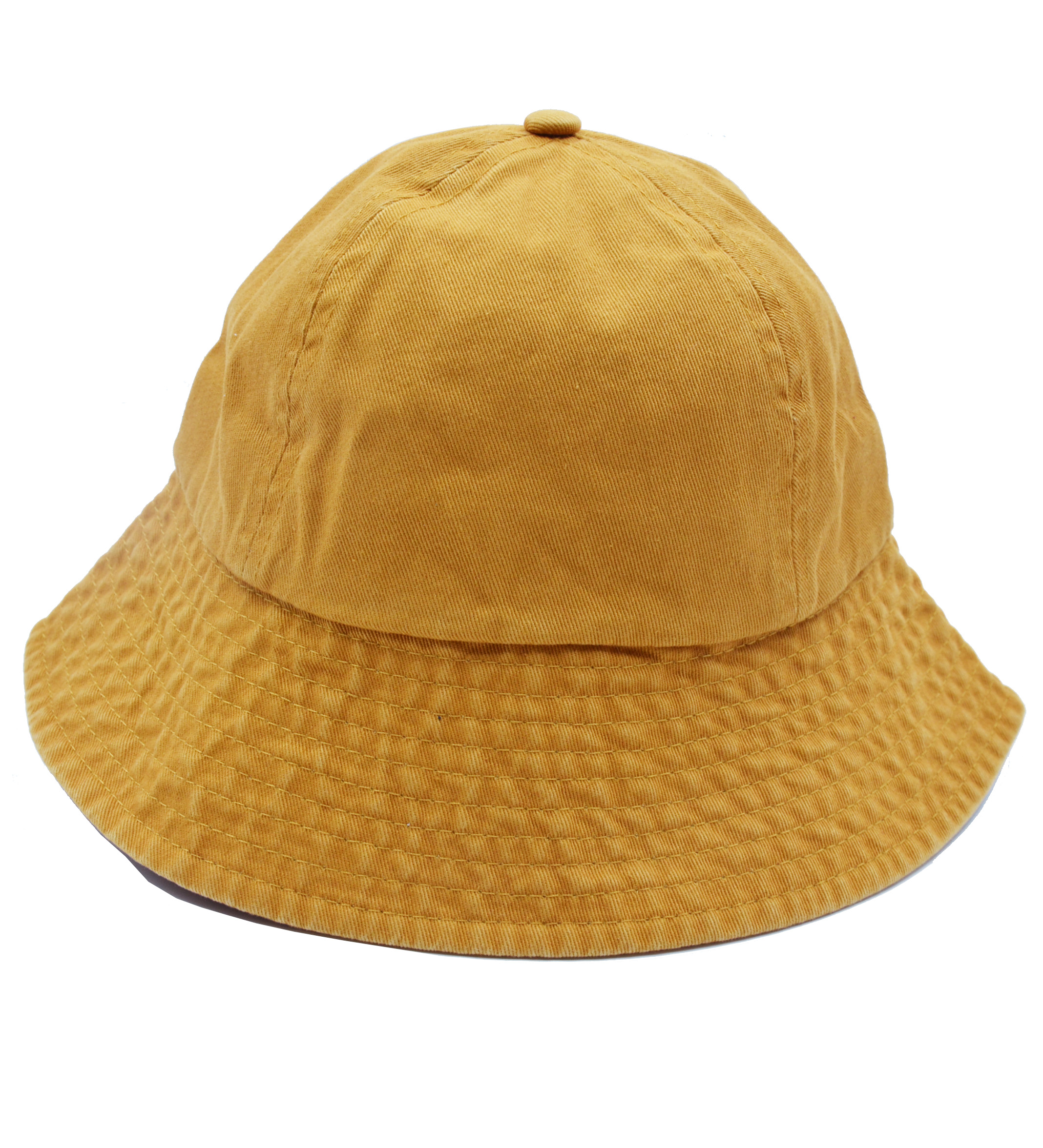 HY210684 Plain 100% Cotton Six-Piece Dome Basic Hat